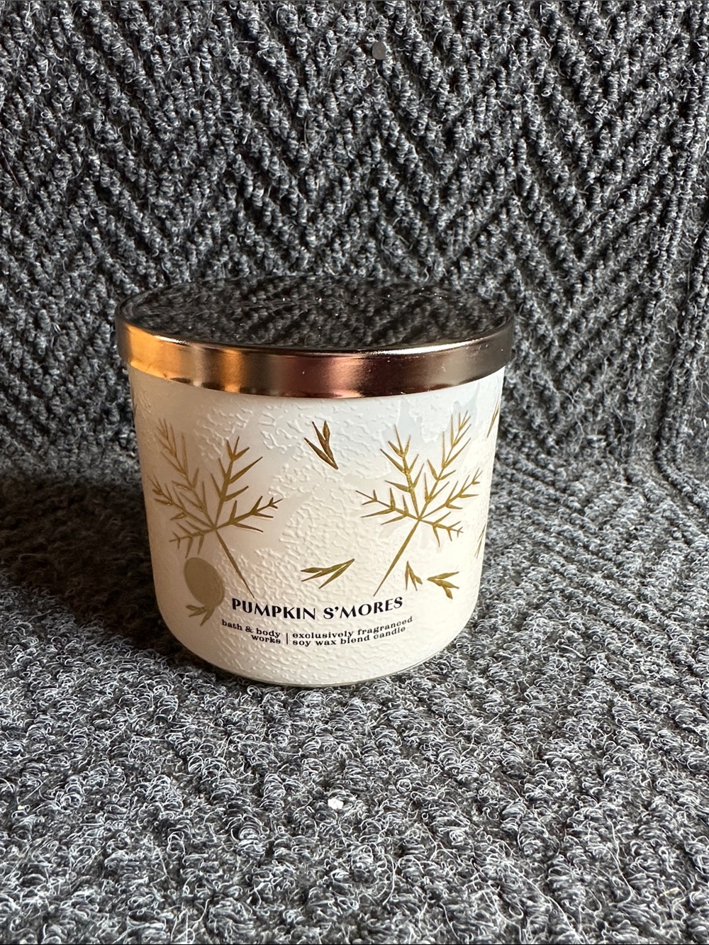 Bath & Body Works Pumpkin S’mores 3 Wick Candle